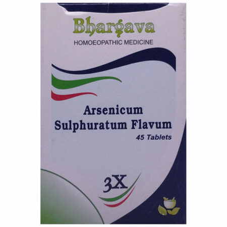 Bhargava Arsenicum Sulphuratum Flavum 3X - Tablets
