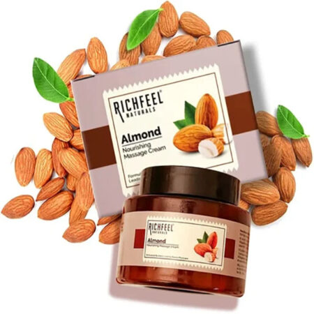 Richfeel Almond Nourishing Massage Cream, 100gms