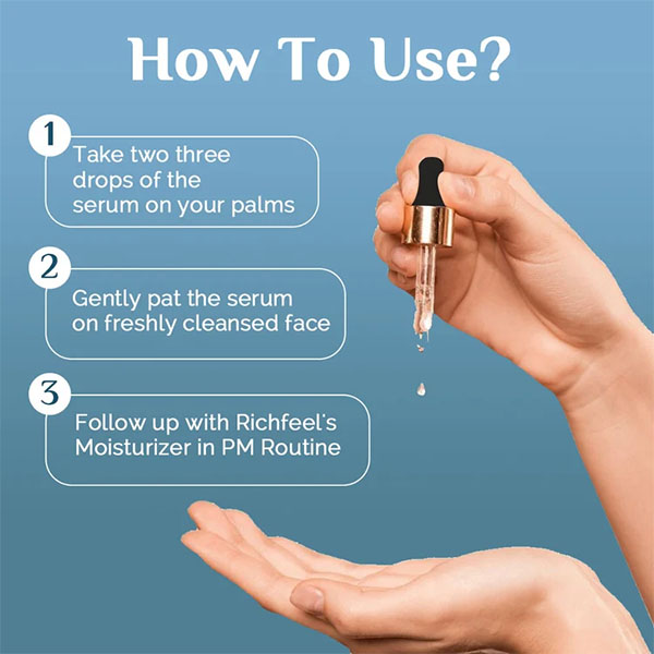 Richfeel Anti Ageing Night Repair Serum, 25ml - Image 7