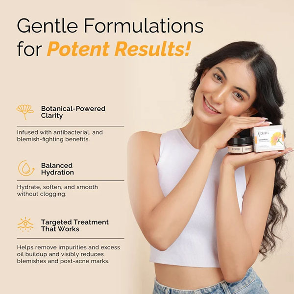 Richfeel Calendula Anti Blemish Cream, 50gms - Image 6
